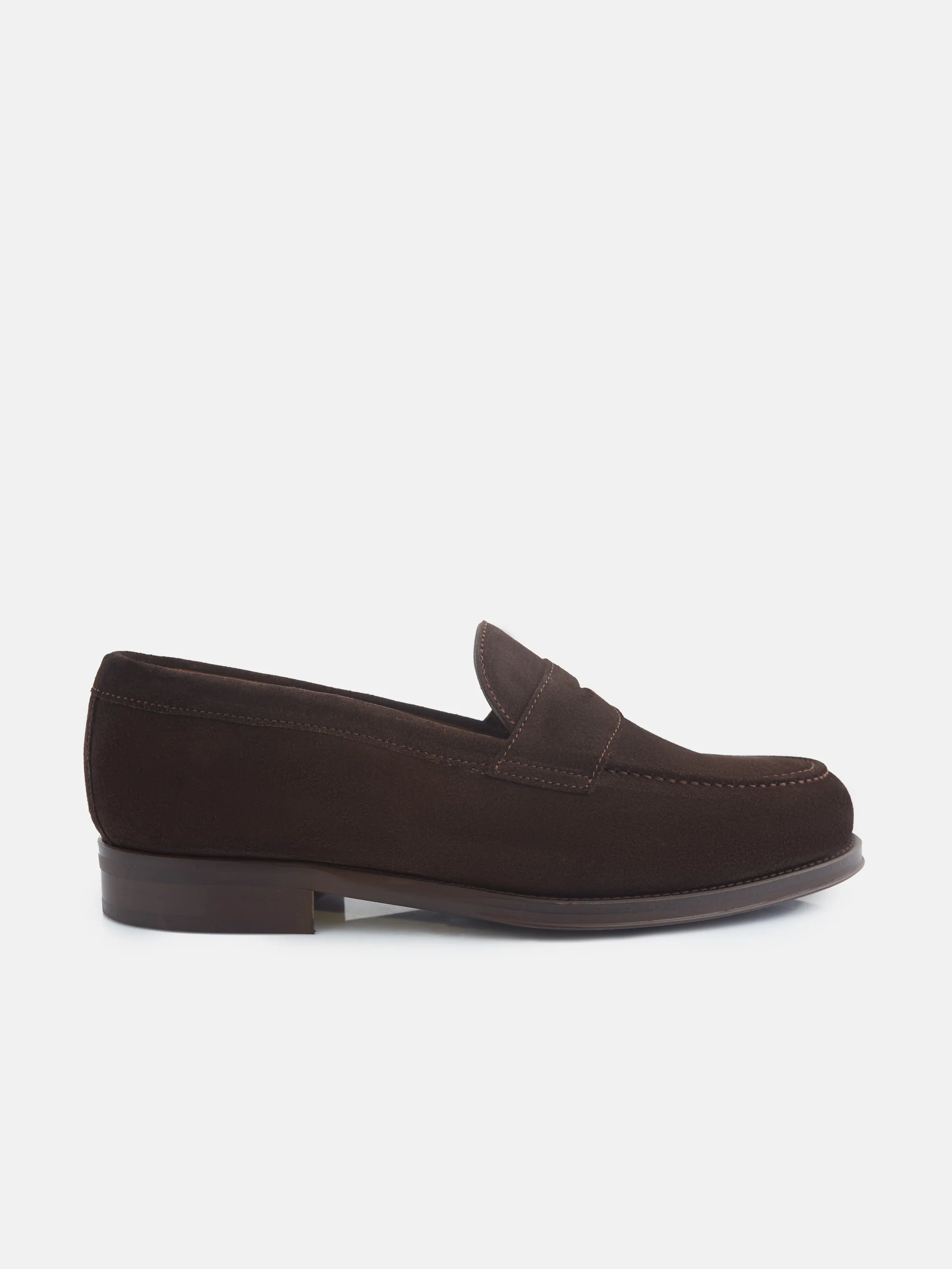 Zapato penny ante marron