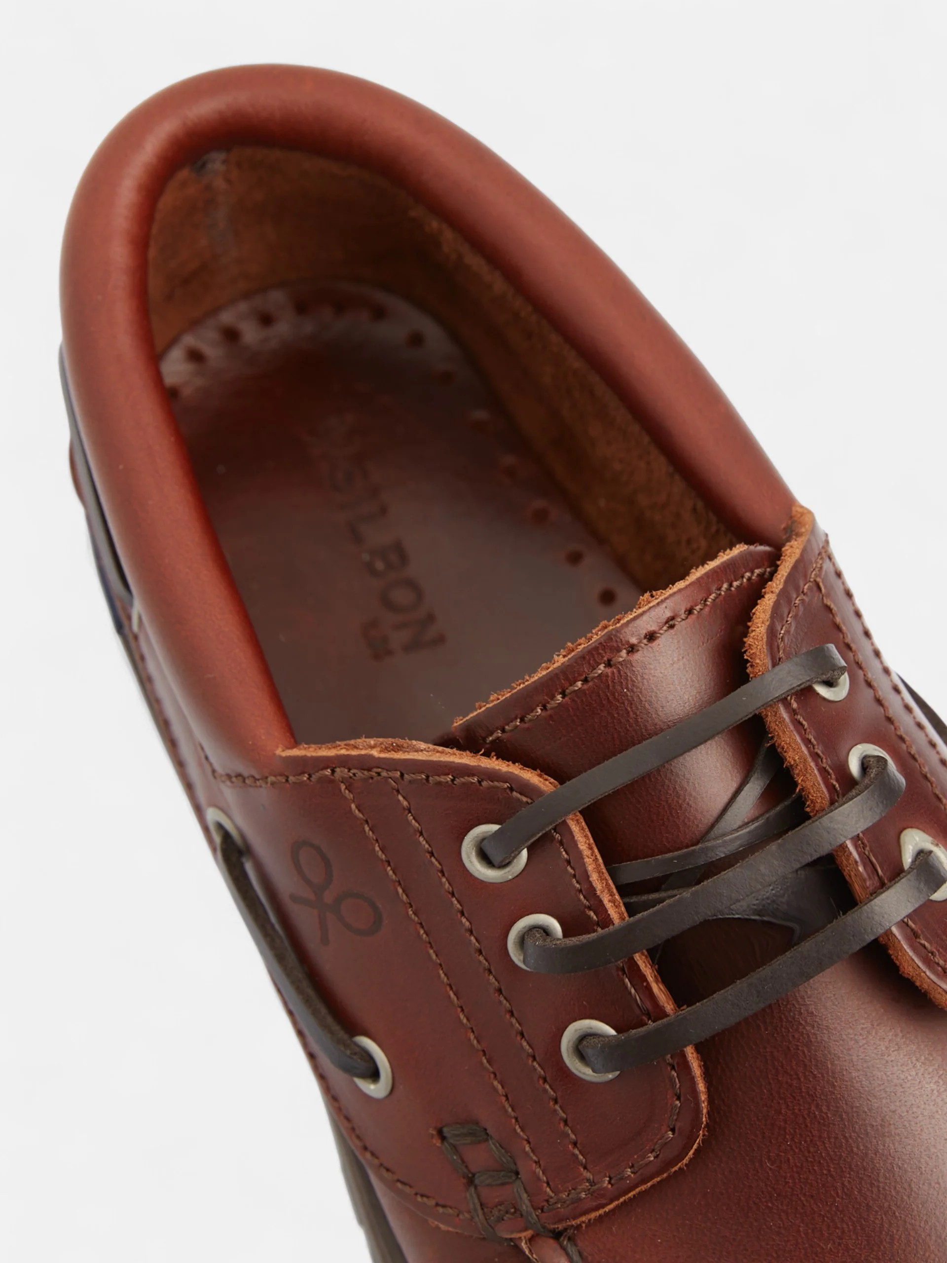 Zapato sport kids nautico piel marron - Image 4