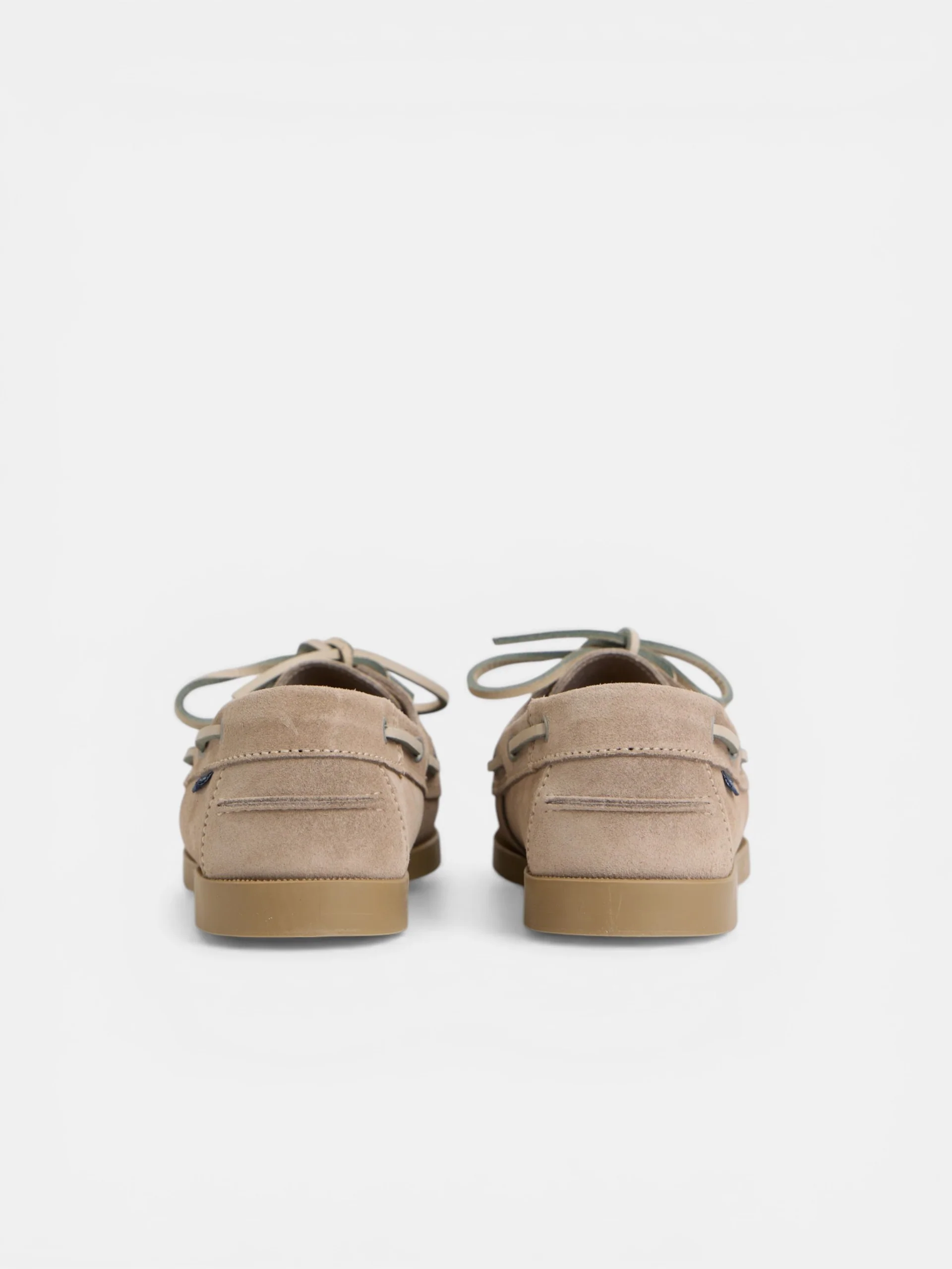 Zapato sport nautico ante beige claro - Image 6