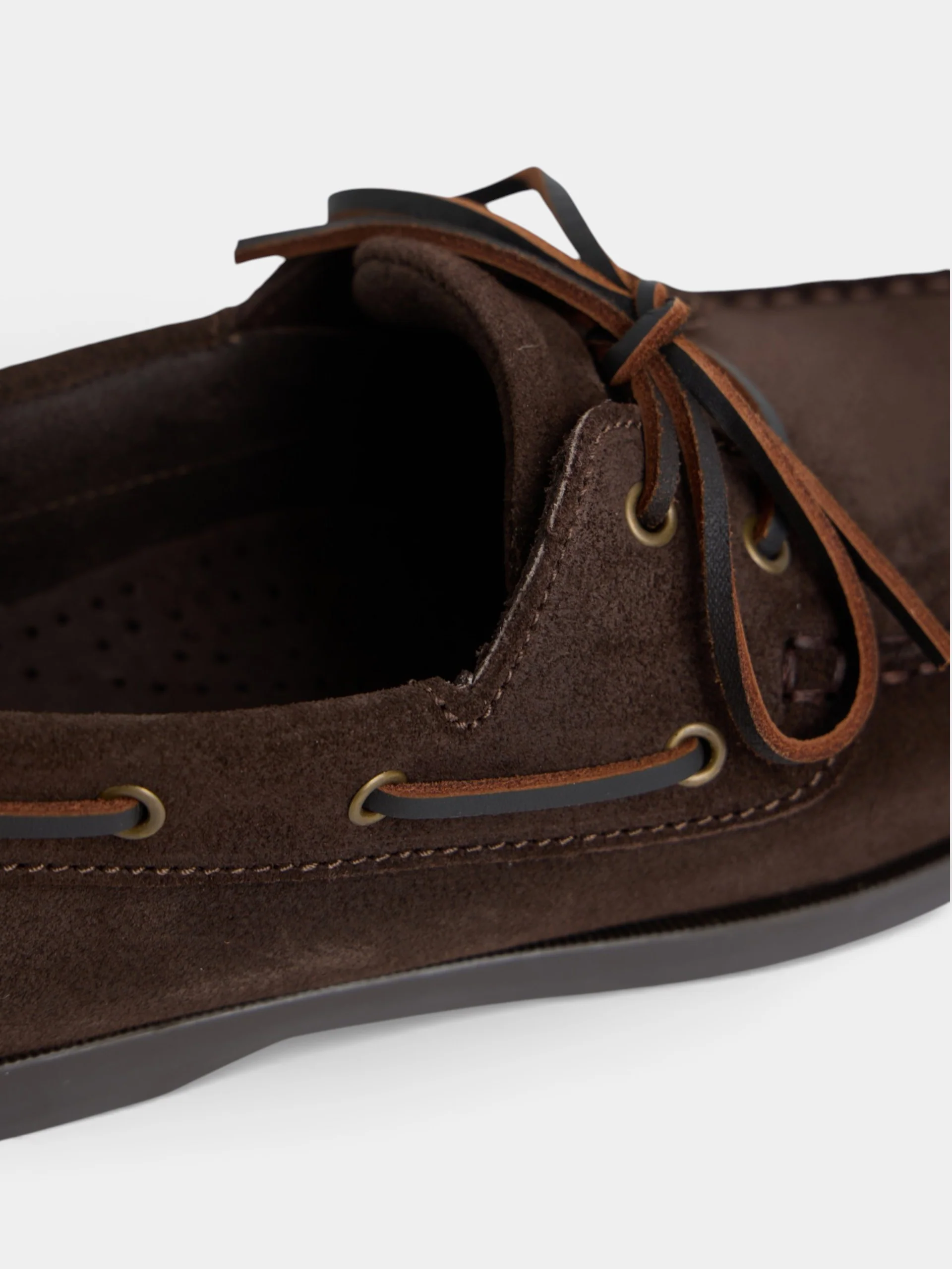 Zapato sport nautico ante marron oscuro - Image 3