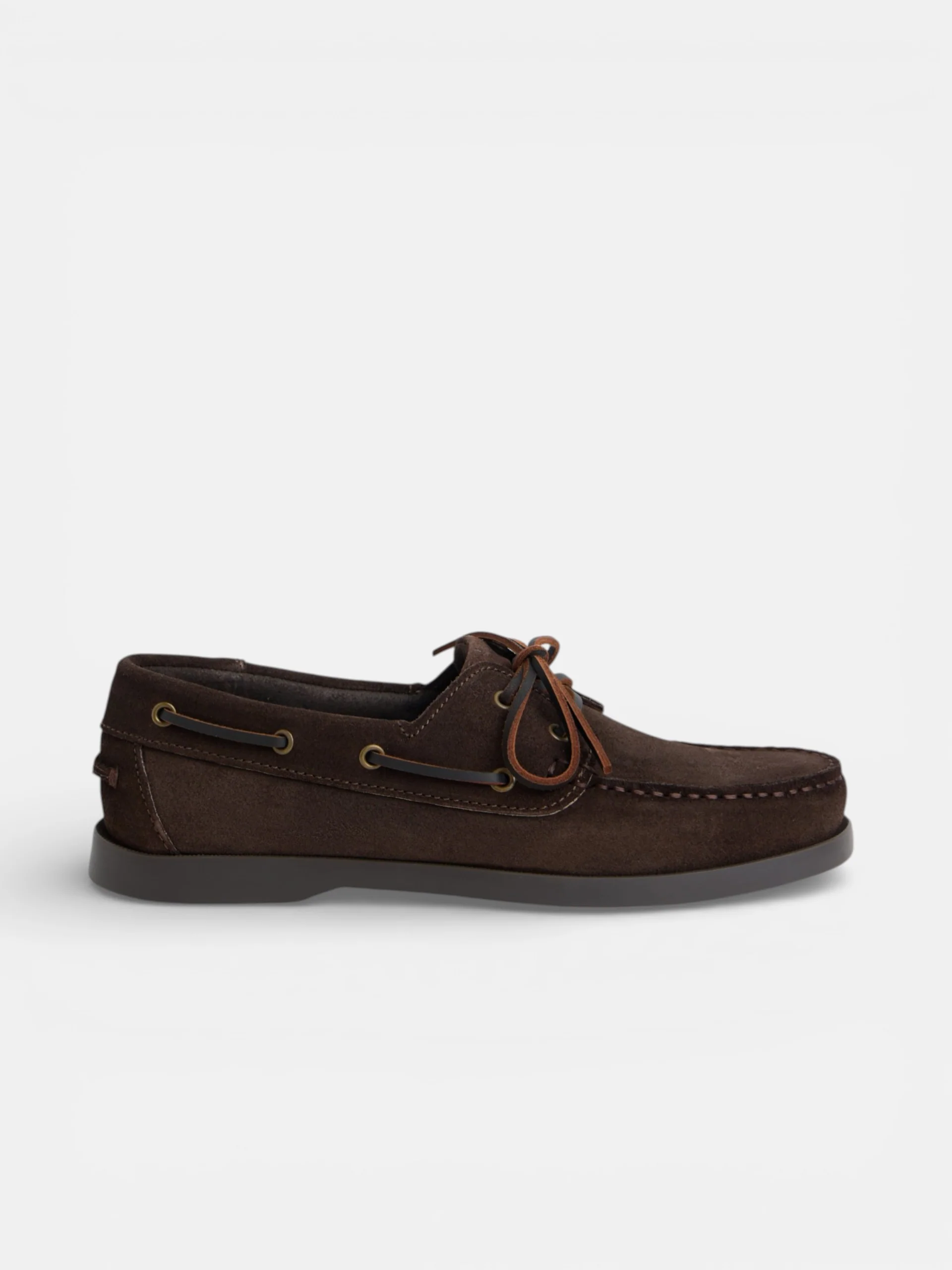 Zapato sport nautico ante marron oscuro - Image 8