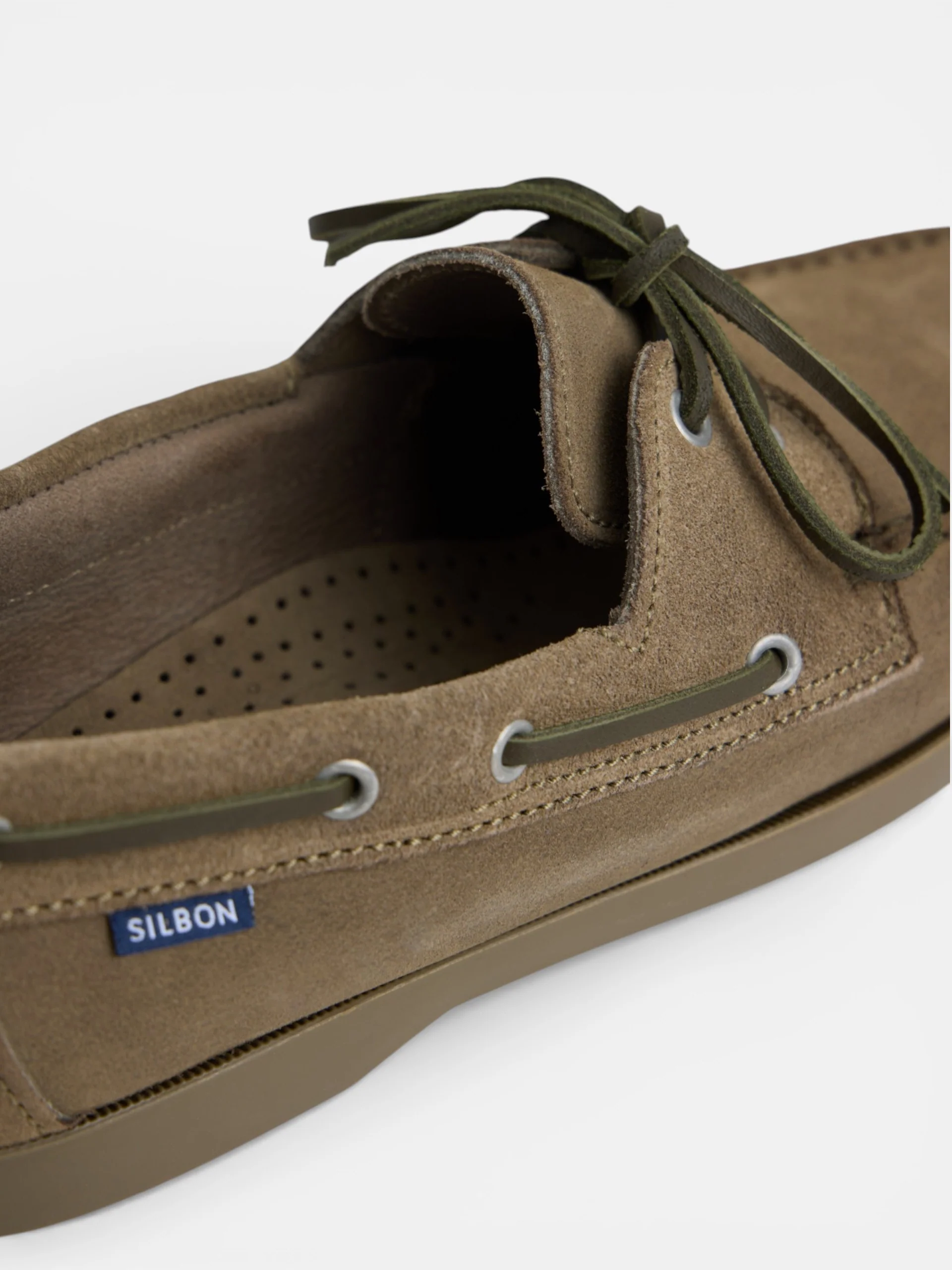 Zapato sport nautico ante verde - Image 3