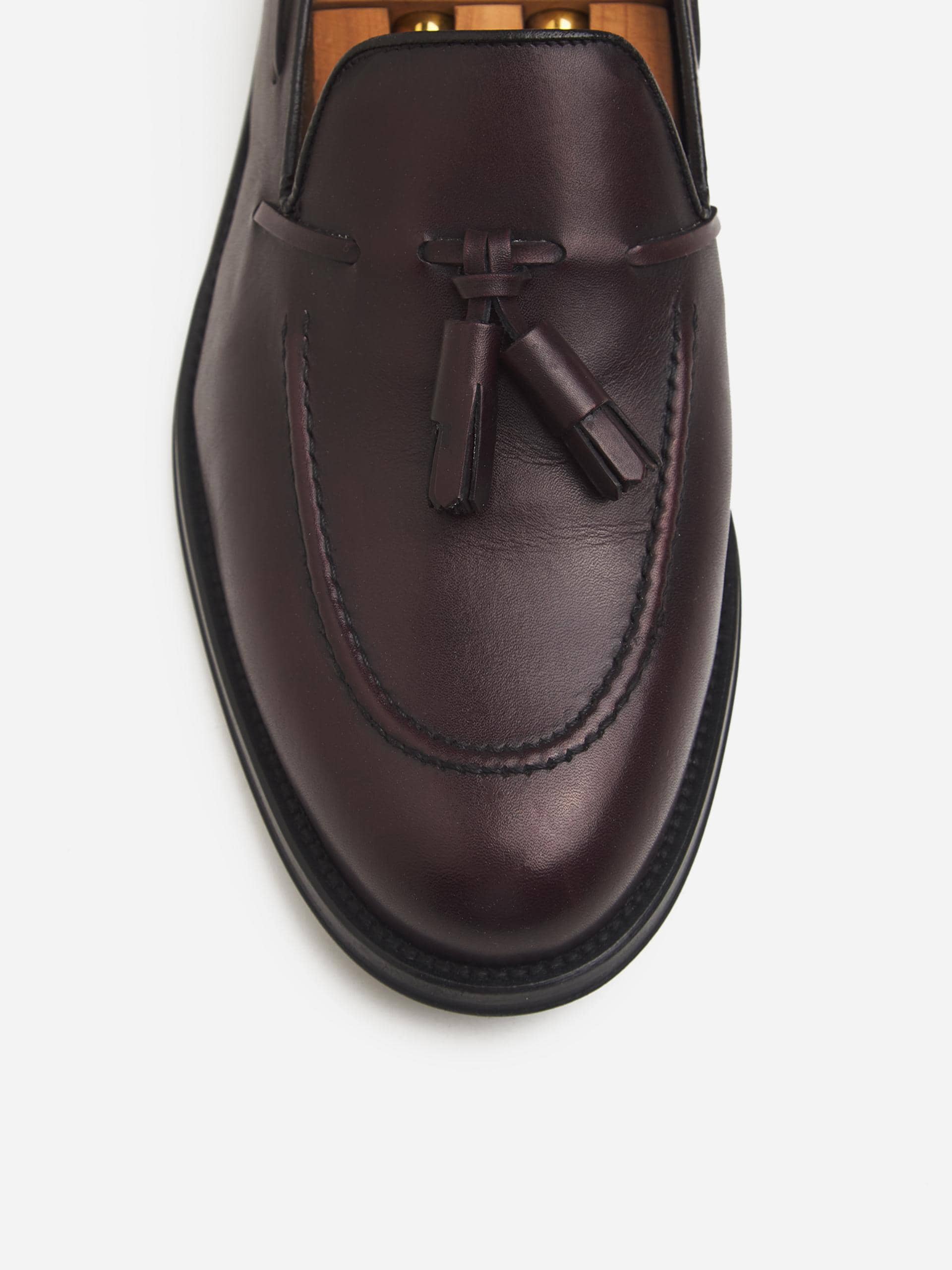 Zapato vestir borlas burdeos mate - Image 3