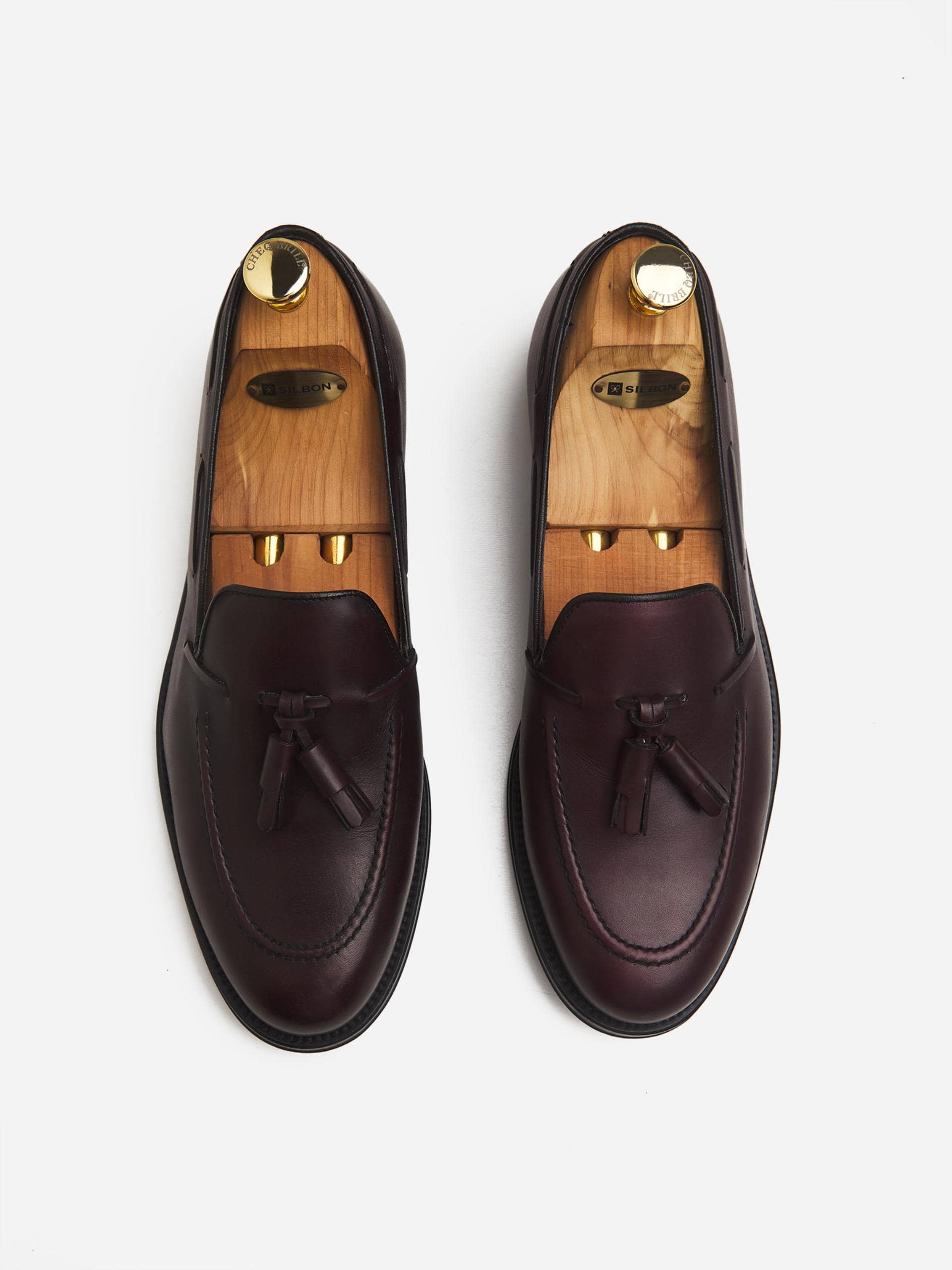 Zapato vestir borlas burdeos mate - Image 4