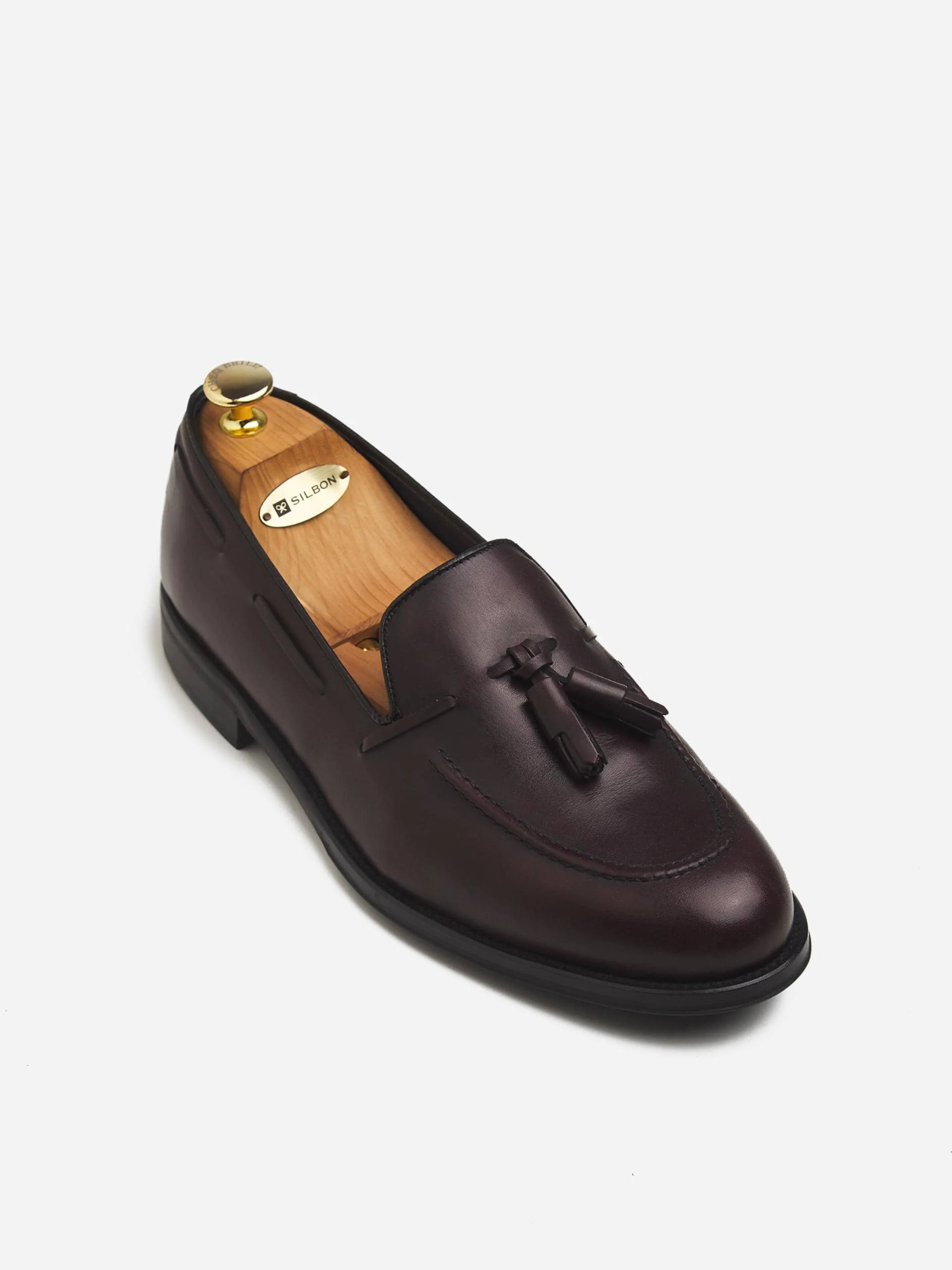 Zapato vestir borlas burdeos mate - Image 5