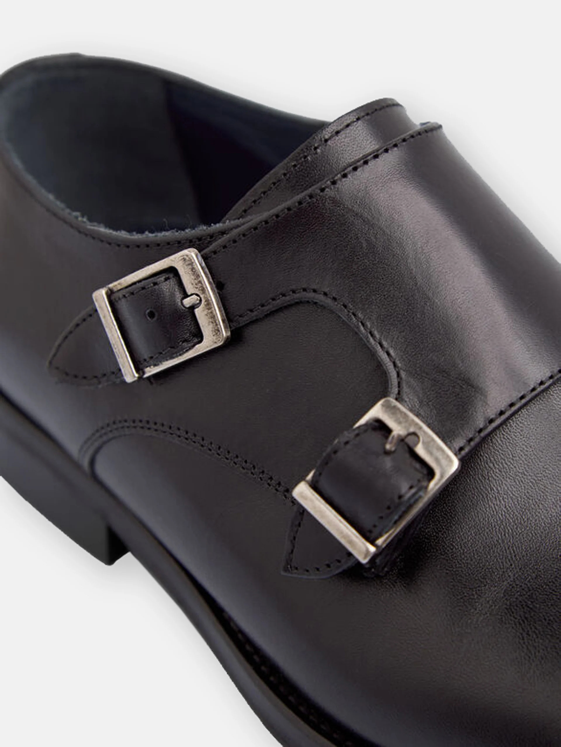 Zapato vestir monkstrap piel negro - Image 7